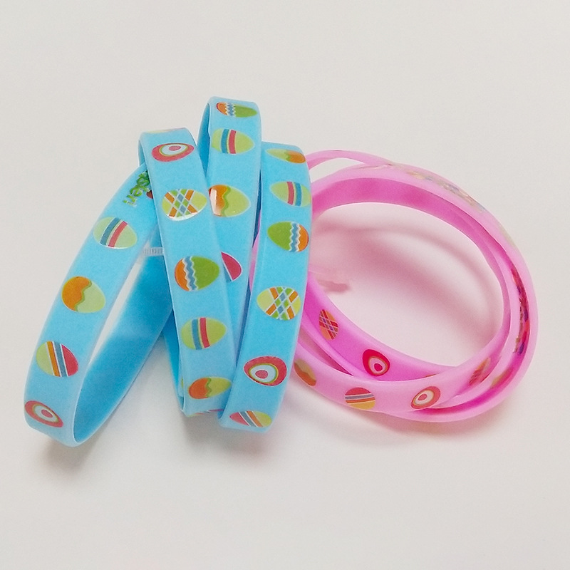 Braccialetti in silicone stampati a colori UV HP-0140