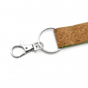 OS-0059 Promotional Eco-friendly Cork With Felt Lanyards