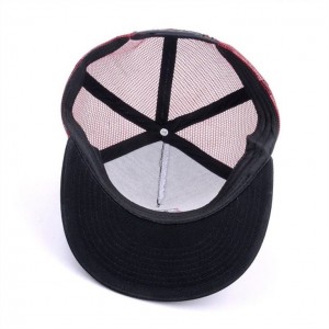 AC-0018 Cappelli snapback in mesh piatto Bill promozionale