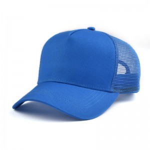 AC-0360 mesh snapback koofiyadaha cudbi caado leh oo leh calaamad - 5 qaybood