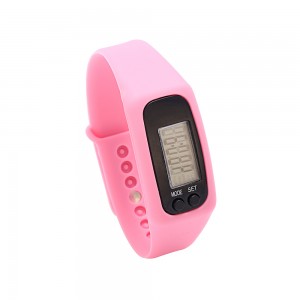 EI-0074 Custom Silicone Pedometer Watches