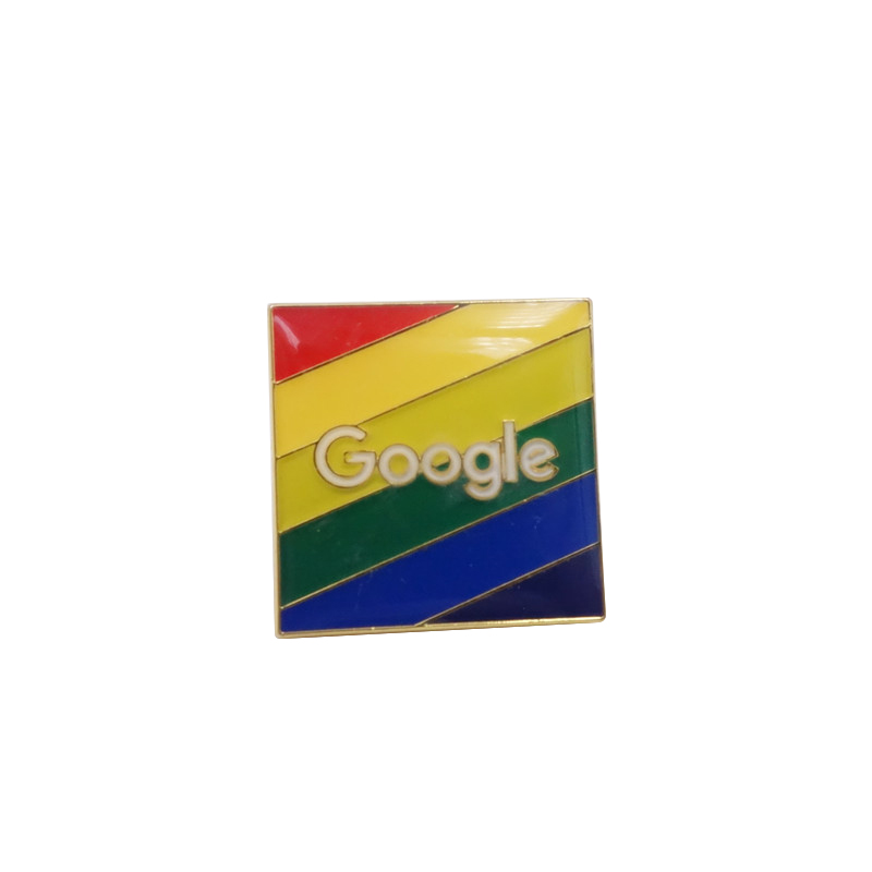 OS-0382 pasgemaakte magnetiese lapelpenne met epoksie-logo