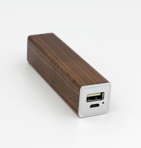 EI-0010 Promotional Portable Logo Wooden Power Bank 2600mah