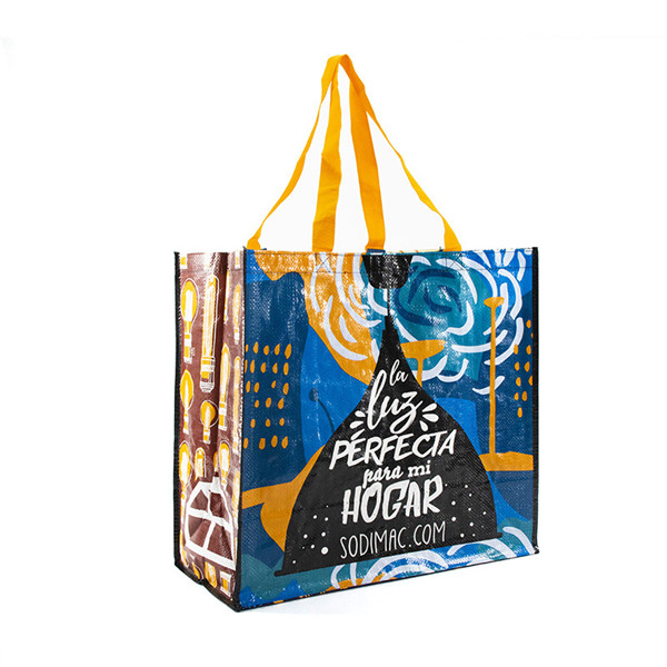 BT-0267 Promotional pp nsalu zopangidwa ndi laminated totes