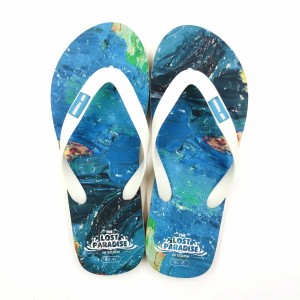 AC-0333 custom flip flops with full color logo printed