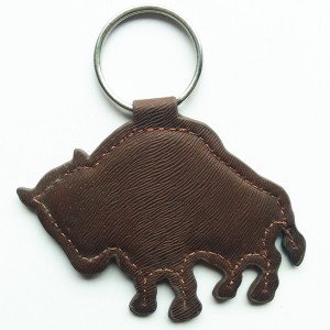 HH-0082 Custom leather character keychains