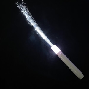 LO-0205 Promotional fiber optic snowman wand