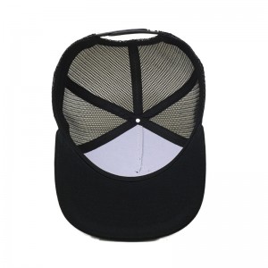 AC-0053 personalized flat bill snapback hats with mesh back