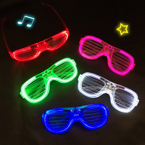 LO-0115 Lunettes promotionnelles à led amusantes