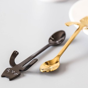 HH-0070 custom metal spoons with animal head