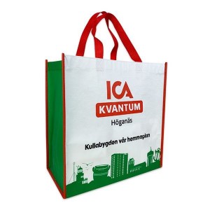 BT-0080 Kynningar Rpet Laminated Tote Pokar