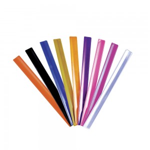 HP-0087 Promotional Reflective Slap Bracelets