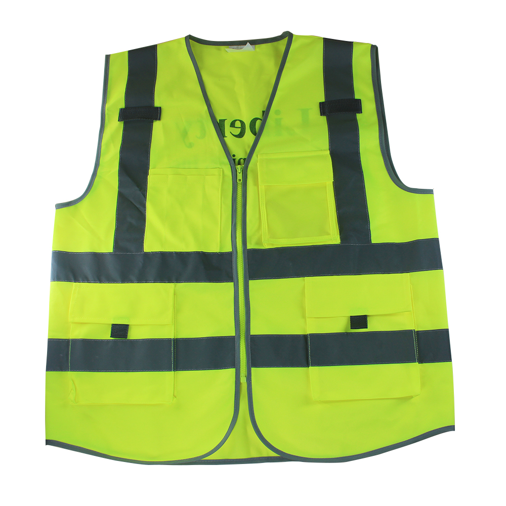 safety vests with zipper closure