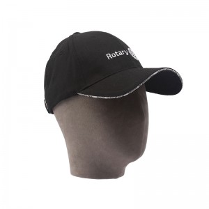 Factory For China 6 Panel Polyester Sandwich Bill Fashion Custom 3D Embroidery Promotional Baseball Cap