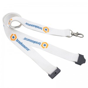 OS-0006 Écran gedréckt lanyards mat logo