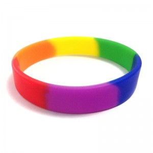 HP-0015 Promotional Segment Silicone Wristbands