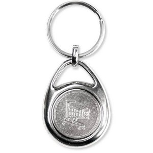 HH-1227 promotional magnetic trolley coin keychains