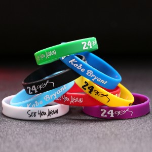 HP-0026 Custom Silicone Wristband With Logo