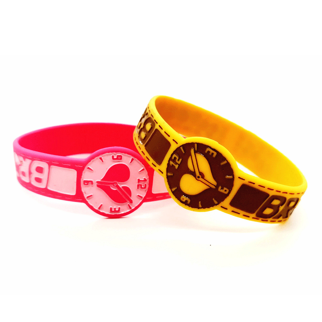 HP-0065 Promotional custom shape silicone wristbands