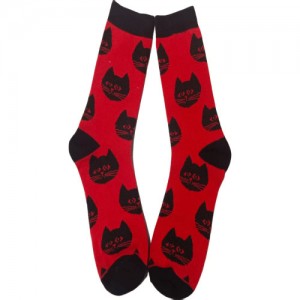 AC-0030 Jacquard crew socks