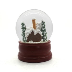 HH-1203 aṣa resini snowglobes 150mm