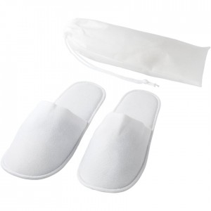 AC-0110 Custom wellness slippers with pouch