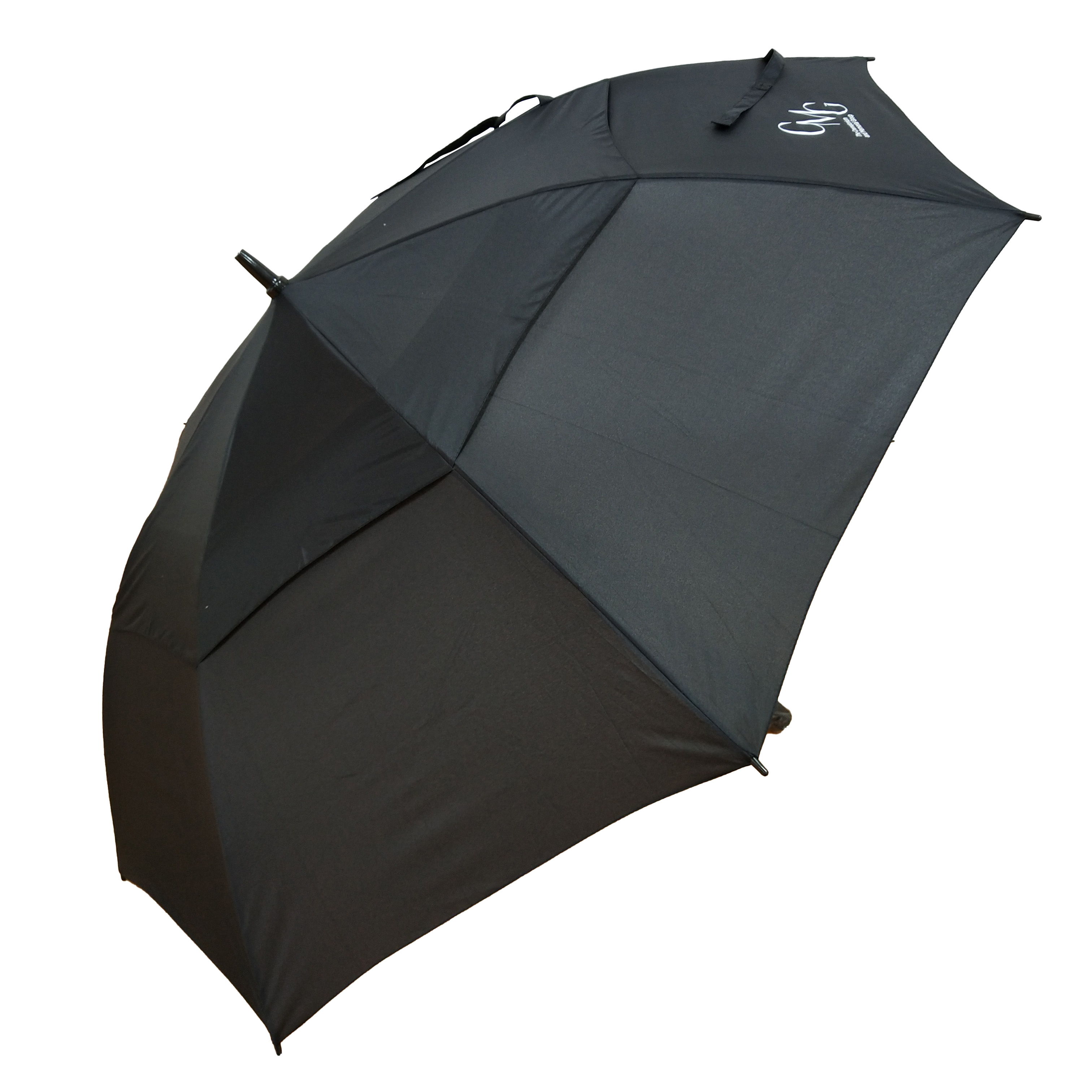 LO-0005 double canopy umbrellas with logo printed
