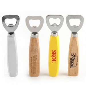 HH-0181 wooden handle bottle openers