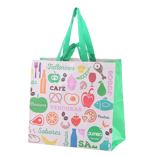 BT-0570 Promotional Laminated Woven Totes