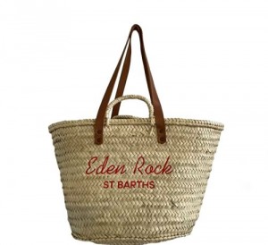 Straw Tote Bags – Large Woven Beach Bag with Leather Handles Perfect for Summer